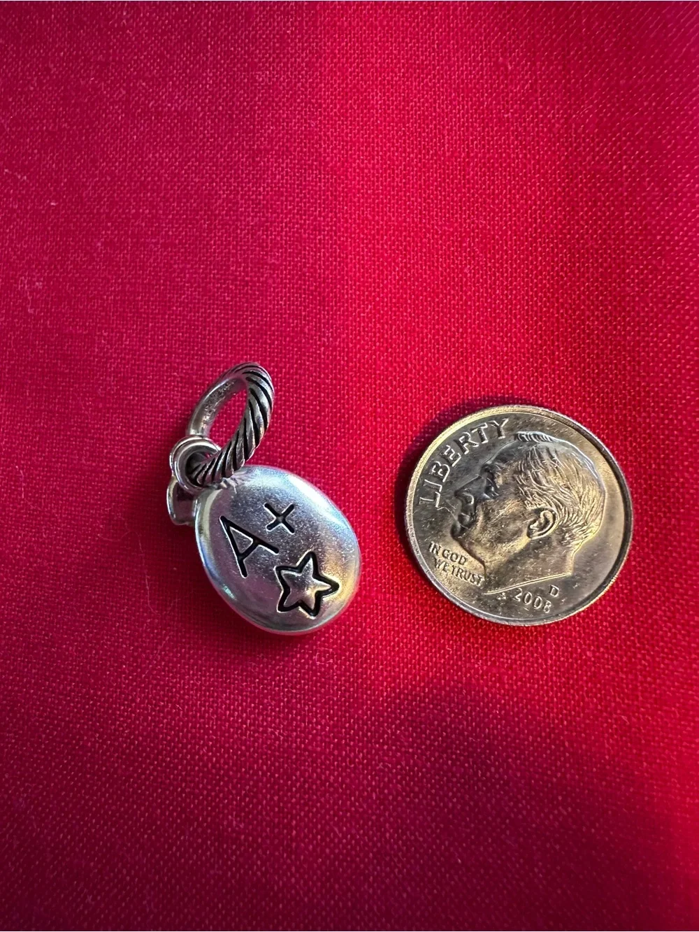 Brighton Silver 'Best Teacher' Bracelet Charm - Picture 2 of 2